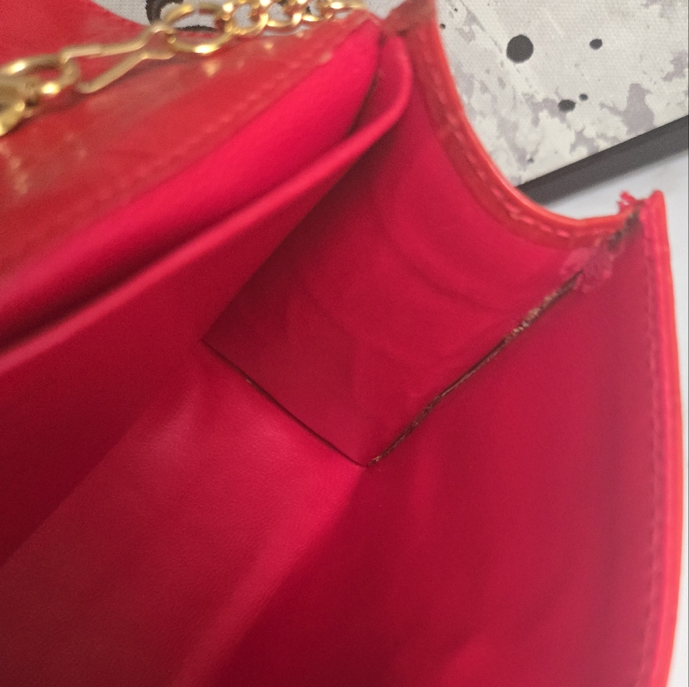 ⛔️SOLD⛔️Nina Ricci Embossed Leather Mini Evening Crossbody Bag EUC - Picture 9 of 12
